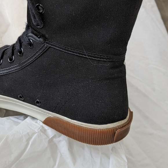 Givenchy Boxing Cotton Canvas Graphic Logo Sneakers Black - Picture 9 of 16